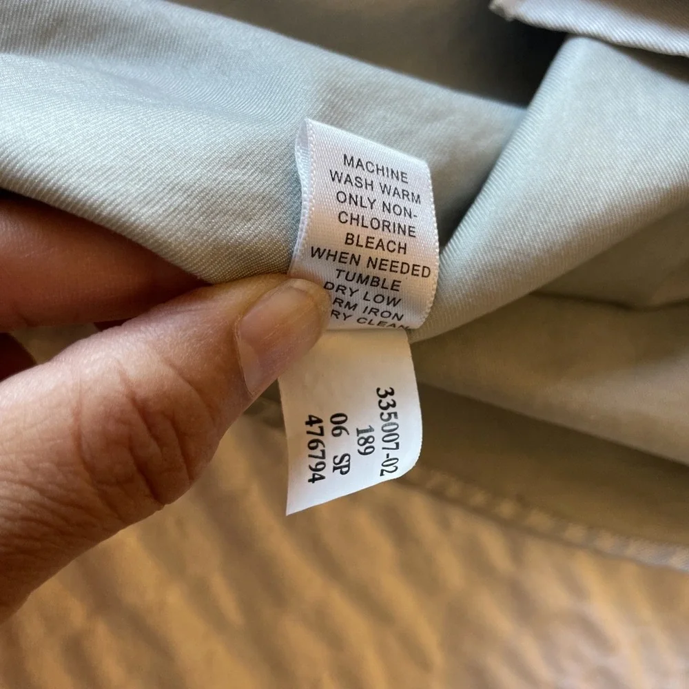 Banana Republic Men's Cotton Dress Shirt Light Gray XL‎